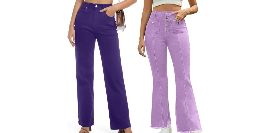 Top 10 Trendy Purple Jeans for Women You Need to Try